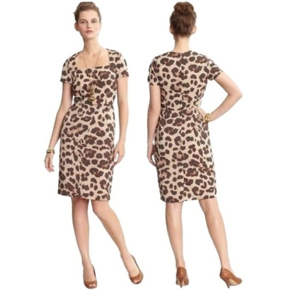 Banana Republic Dresses & Skirts - Banana Republic Sophia Animal Print Dress